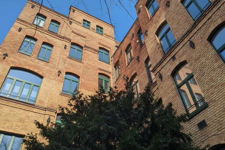 Eisenhof – Loftbüro im Backsteinbau, Gewerbeobjekt-miete, 3.427,84,€, 1050 Wien 5., Margareten