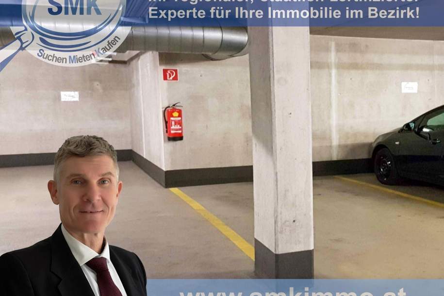 Tiefgaragenplatz Nähe U1 Station Kagran, auch mit E Lademöglichkeit!, Kleinobjekte-miete, 115,00,€, 1220 Wien 22., Donaustadt