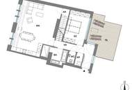 Dachgeschoss-Maisonettewohnung mit zwei Terrassen in ruhiger Innenhoflage