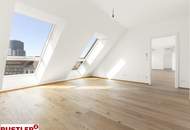 DACHGESCHOSSTRAUM IN TOP-CITYLAGE | PIVATER LIFTAUSSTIEG | FERNBLICK AUS DEM WHIRPOOL GENIEßEN