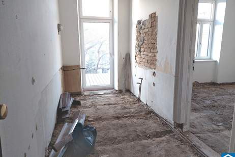 Altbau-Rohdiamant mit Balkon – Sanierungsobjekt im Herzen des 9. Bezirks, Wohnung-kauf, 238.000,€, 1090 Wien 9., Alsergrund