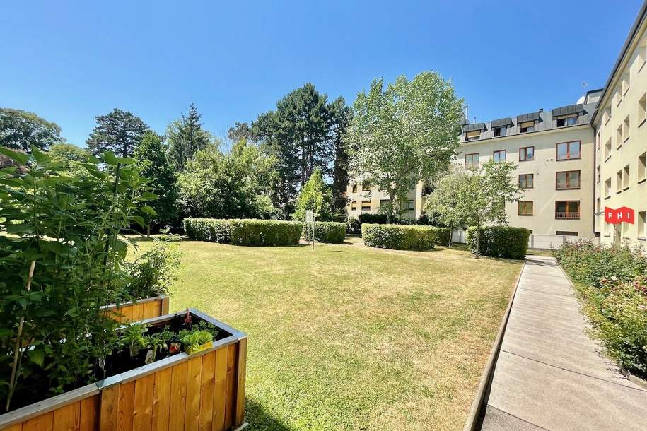 „Lainzer Platzl“ in Hietzing: Helle, ruhige, renovierte 3-Zimmer Neubau-Wohnung (BJ 1992) mit Grünblick und Tiefgaragenplatz, Wohnung-legalform.mietkauf, 399.000,€, 1130 Wien 13., Hietzing