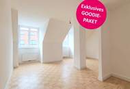 Kaufpreissenkung & GRATIS Goodie! Entdecken Sie die charmante Altbau-Oase im Dachgeschoß mit Garten!