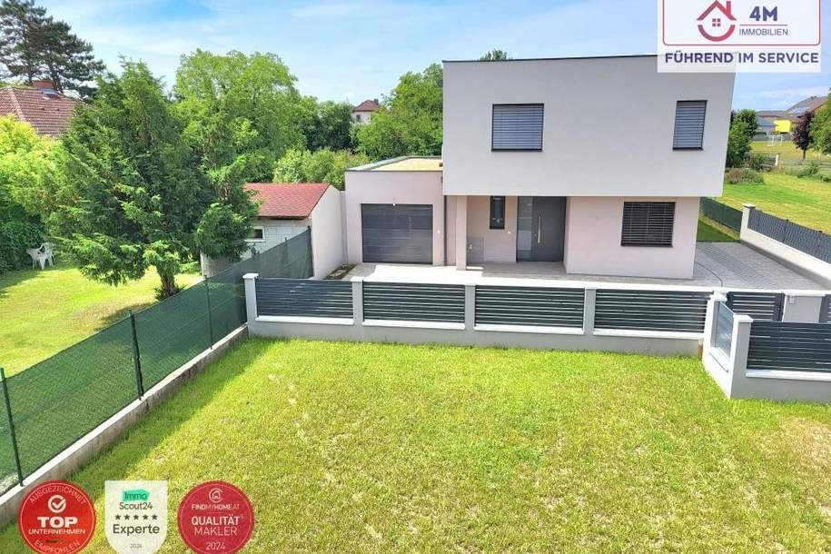 TOP PREIS - NEUBAU** Traumhafte Villa mit Garage und Garten in ruhigen Gegend, Haus-kauf, 595.000,€, 2231 Gänserndorf