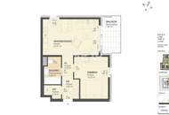 53qm MIETE - Balkonwohnung, Lift, Tiefgarage, in beliebter Grünruhelage