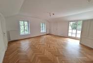 Exklusiv Wohnen in Toplage Währings - hochwertig sanierte Penthousemaisonette mit Grünblick und Garten