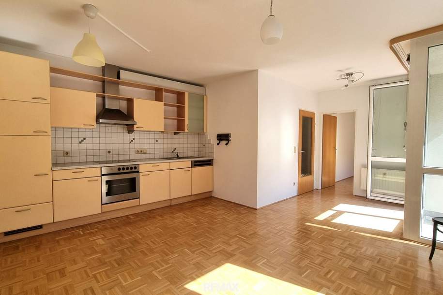 2 Zimmer Wohnung in Urfahr mit Tiefgarage und Loggia, Wohnung-miete, 850,98,€, 4040 Linz(Stadt)