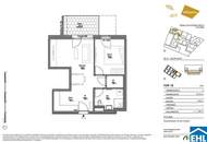 WOHNQUARTIER WILDGARTEN - 2-Zimmerwohnung mit Balkon direkt am Rosenhügel