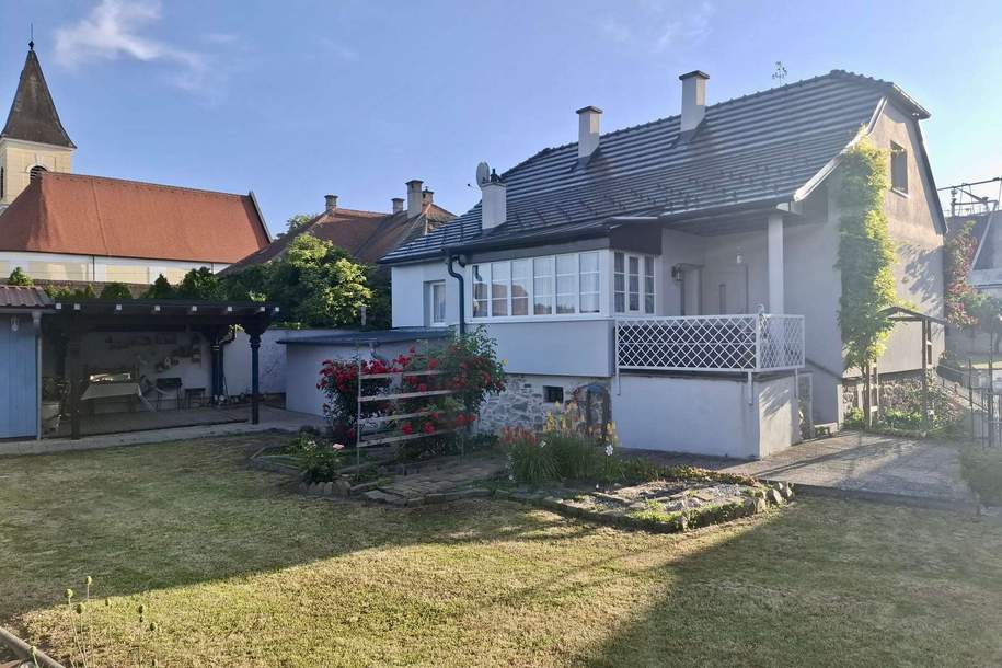 Wochenend-Oase oder Familienglück: Einfamilienhaus mit 515 m2 Grundstücksfläche, nähe 2070 Retz!, Haus-kauf, 179.000,€, 2081 Hollabrunn