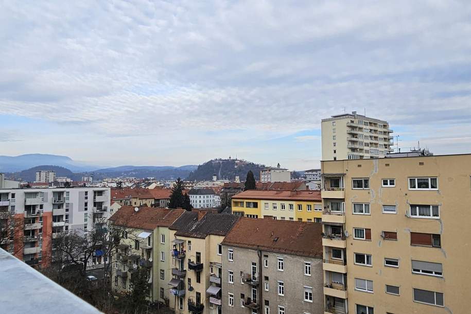 2 Zimmerwohnung mit direktem Schlossbergblick, Wohnung-miete, 676,93,€, 8020 Graz(Stadt)