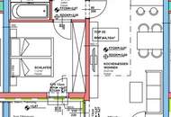 2-Zimmer-Mietwohnung in der Linderwaldsiedlung | Vollmöbliert mit Loggia