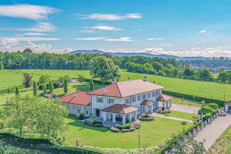 Noblesse oblige! Mediterranes Flair in Symbiose mit spektakulärer Aussichtslage, Haus-kauf, 5.650.000,€, 4060 Linz-Land