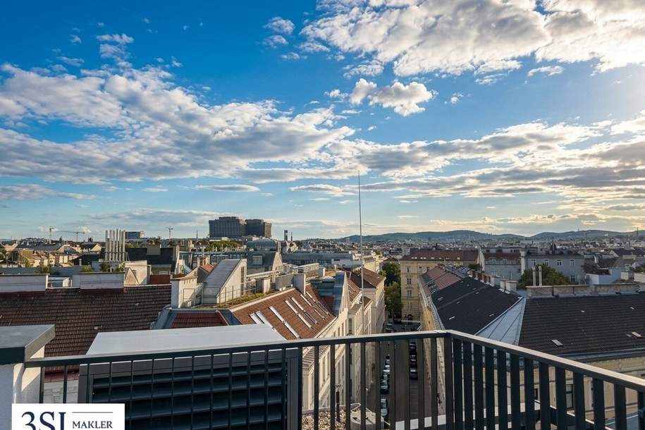 Luxuriöses Penthouse im Servitenviertel – 6 Zimmer, Dachterrasse & Whirlpool, Wohnung-kauf, 3.389.000,€, 1090 Wien 9., Alsergrund