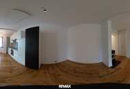 Kernsanierte 3-Zimmer-Wohnung mit Balkon und Blick ins Grüne