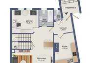 Moderne Maisonette-Wohnung mit Terrasse, Balkon &amp; Garage in ruhiger Lage in Bruck/Mur!