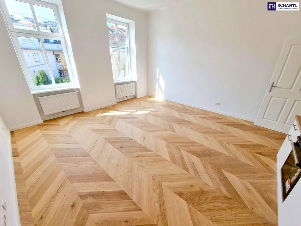 Viel Licht + Viel Raum + Viel Lebensfreude - Ihre Chance auf den sanierten Wohntraum! Frisch sanierte 2-Zimmer im Traumhaus in TOP Lage in 1150 Wien! Beste Infrastruktur und Anbindung!