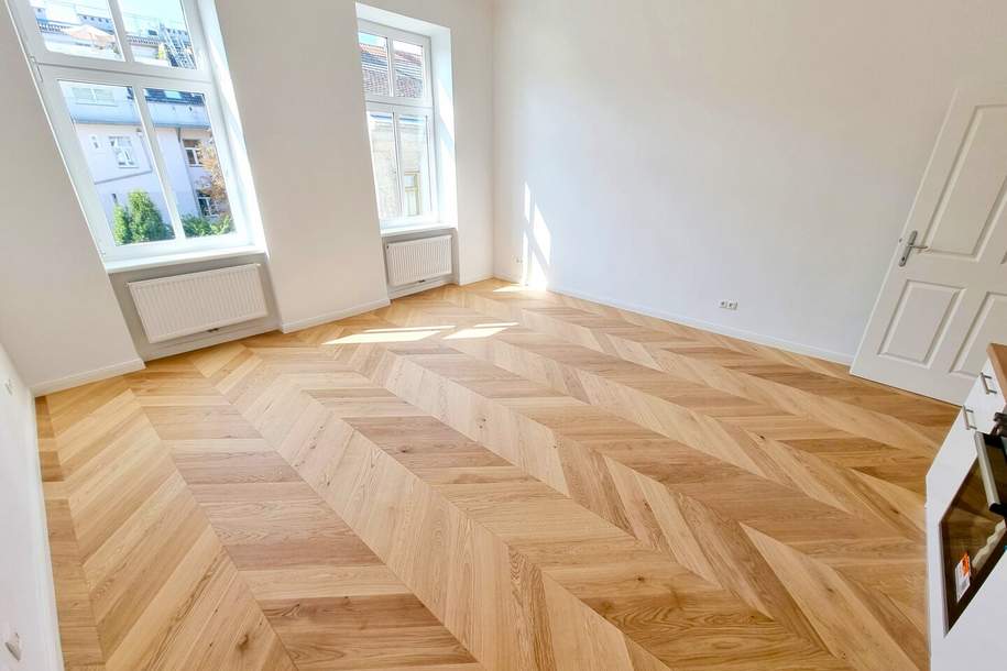 Viel Licht + Viel Raum + Viel Lebensfreude - Ihre Chance auf den sanierten Wohntraum! Frisch sanierte 2-Zimmer im Traumhaus in TOP Lage in 1150 Wien! Beste Infrastruktur und Anbindung!, Wohnung-kauf, 279.000,€, 1150 Wien 15., Rudolfsheim-Fünfhaus