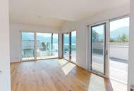 Südseitiges Penthouse mit 4 Zimmern &amp; Terrasse | Fernblick &amp; privater Seezugang