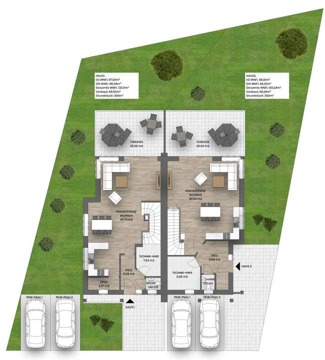 ++ ZWEI EINHEITEN in OBERHAUSEN ++ BAUMEISTER DOPPELHAUS