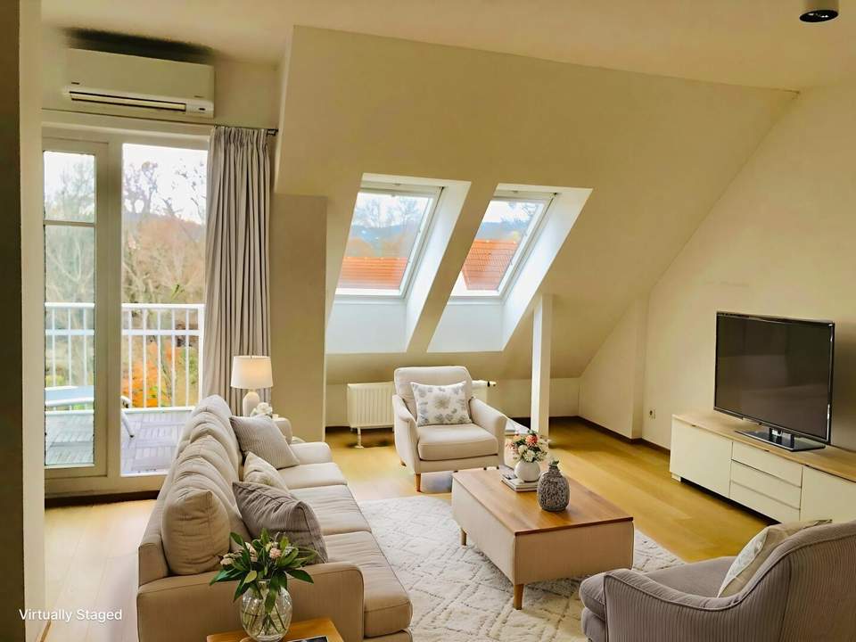 Mödling! Sonnige 1-Zimmer Wohnung mit Balkon und Garagenplatz !