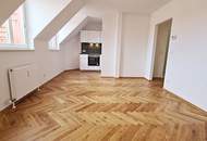 DACHGESCHOSS! MQ-Nähe, sonnige 95 m2 Maisonette mit Terrasse, Wohnküche, 2 Zimmer, 2er-WG-geeignet, Galerie, Burggasse