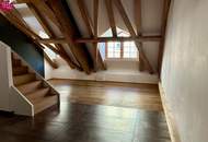 4-Zimmer-Dachgeschoßwohnung mit Galerie &amp; Terrasse in unmittelbarer Nähe zum Karmelitermarkt