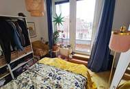 NASCHMARKT-NÄHE, 47 m2 Dachgeschoss mit Terrasse, 2 Zimmer, Komplettküche, Wannenbad, Parketten, Eggerthgasse