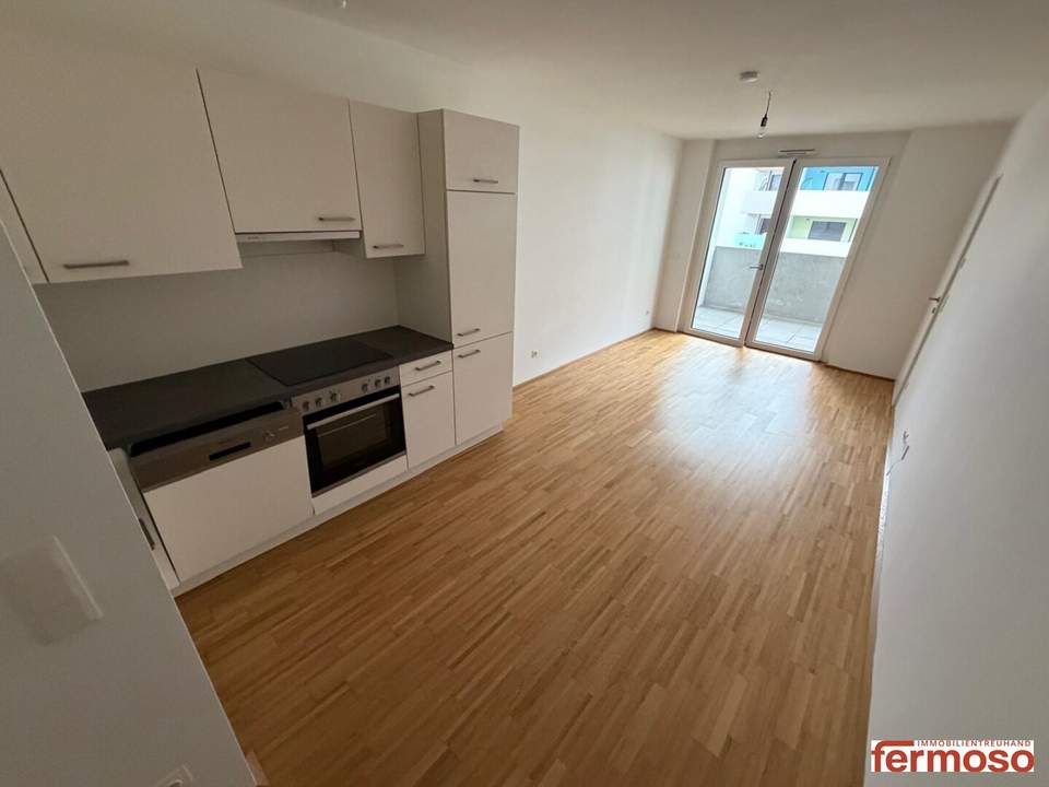 Helle 2-Zimmer-Wohnung mit Balkon, Einbauküche und Fußbodenheizung in 1200 Wien, 849€ Miete