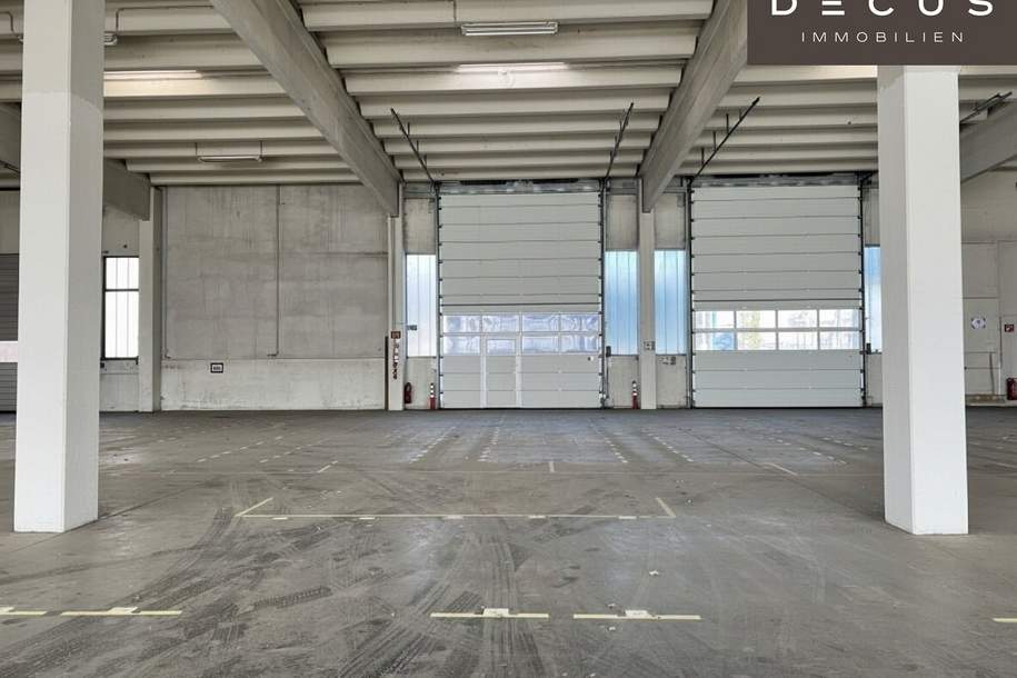 Lagerhallen von 1.100m² bis 2.370m² | Nähe Wagramer Straße | TOP ERREICHBARKEIT |, Gewerbeobjekt-miete, 9.697,60,€, 1220 Wien 22., Donaustadt