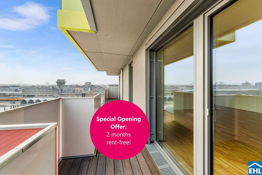 Vienna City Flair &amp; Nature Combined: Living at Nordwestbahnhof, Wohnung-miete, 1.205,40,€, 1200 Wien 20., Brigittenau