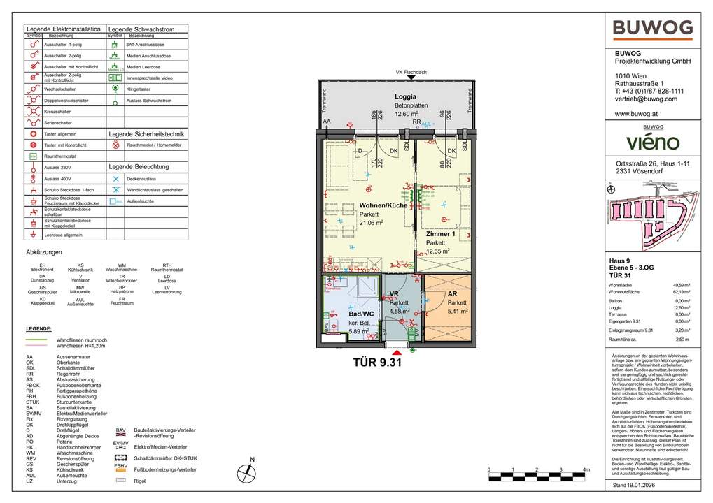 viéno - DG-Traum: 2-Zi-Wohnung mit LOGGIA in ERSTBEZUG ab 11/26, >3 Monate mietfrei* bis Ende 2026