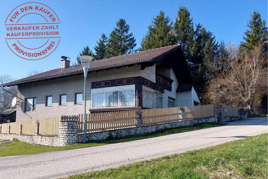 Retro-Charme trifft Kreativität, Haus in der Pfalzau mit Panoramablick und viel Raum zur individuellen Gestaltung, PROVISIONSFREI !, Haus-kauf, 370.000,€, 3021 Sankt Pölten(Land)