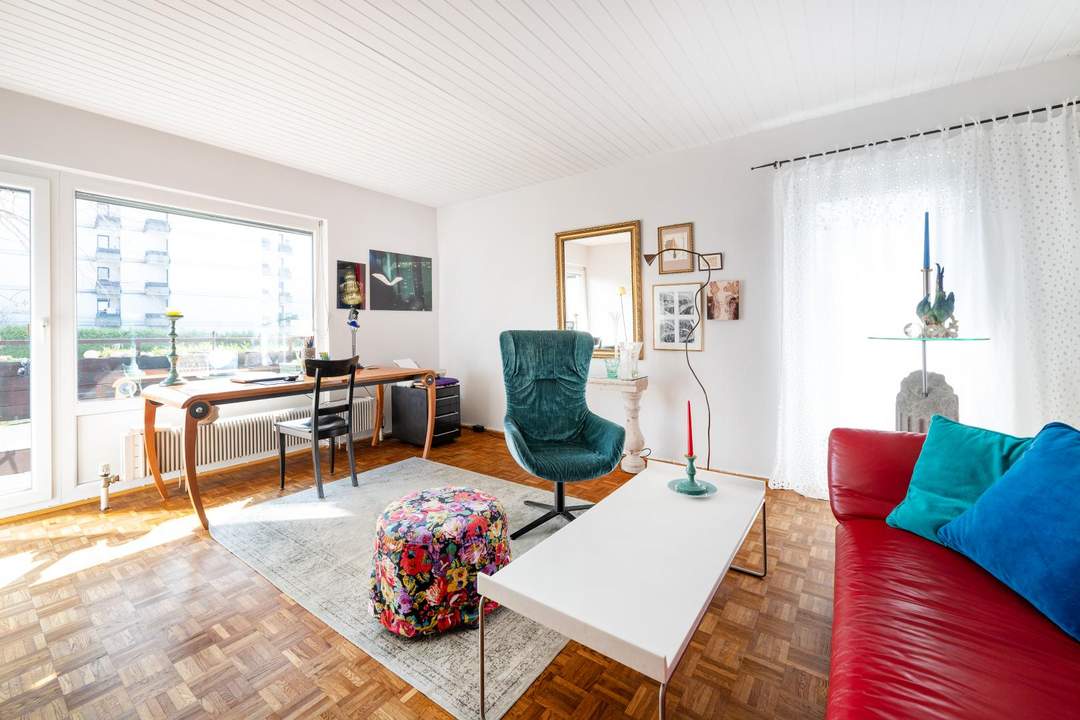 Sonnige 3-Zimmer-Wohnung mit 2 Süd-/Westbalkonen – Salzburg Parsch