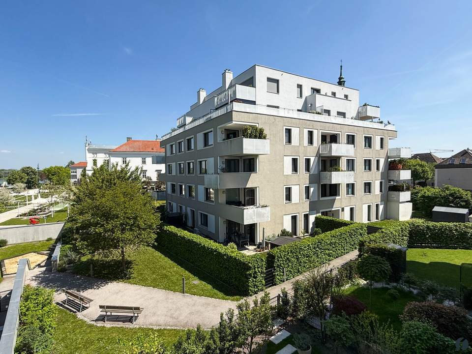 Exklusives Wohnen im Donaupark Tulln – 3 Zimmer mit 47 m² Terrasse & Tiefgarage