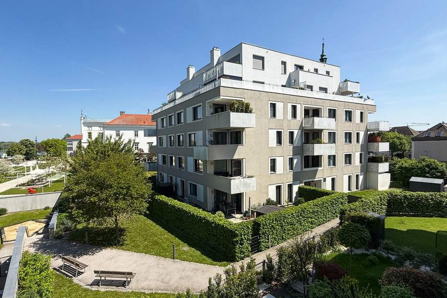 Exklusives Wohnen im Donaupark Tulln – 3 Zimmer mit 47 m² Terrasse & Tiefgarage, Wohnung-miete, 2.000,00,€, 3430 Tulln