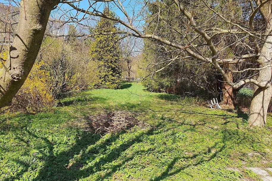 Großzügiges Baugrundstück mit ca. 1.070m2 in 3400 Klosterneuburg - Maria Gugging (Bauklasse I und II), Grund und Boden-kauf, 481.500,€, 3400 Tulln