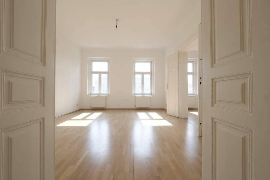 Lichtdurchflutete 4-Zimmer-Altbauwohnung in klassischem Gründerzeithaus in U-Bahn-Nähe, Wohnung-kauf, 495.000,€, 1150 Wien 15., Rudolfsheim-Fünfhaus