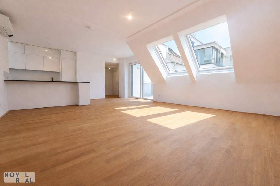 Traumhafte Dachgeschoßwohnung im Herzen des 9. Bezirks - Erstbezug!, Wohnung-miete, 3.253,02,€, 1090 Wien 9., Alsergrund