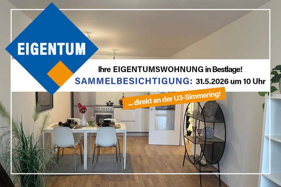 ZU HAUSE DIREKT AN DER U3, Wohnung-kauf, 295.000,€, 1110 Wien 22., Donaustadt