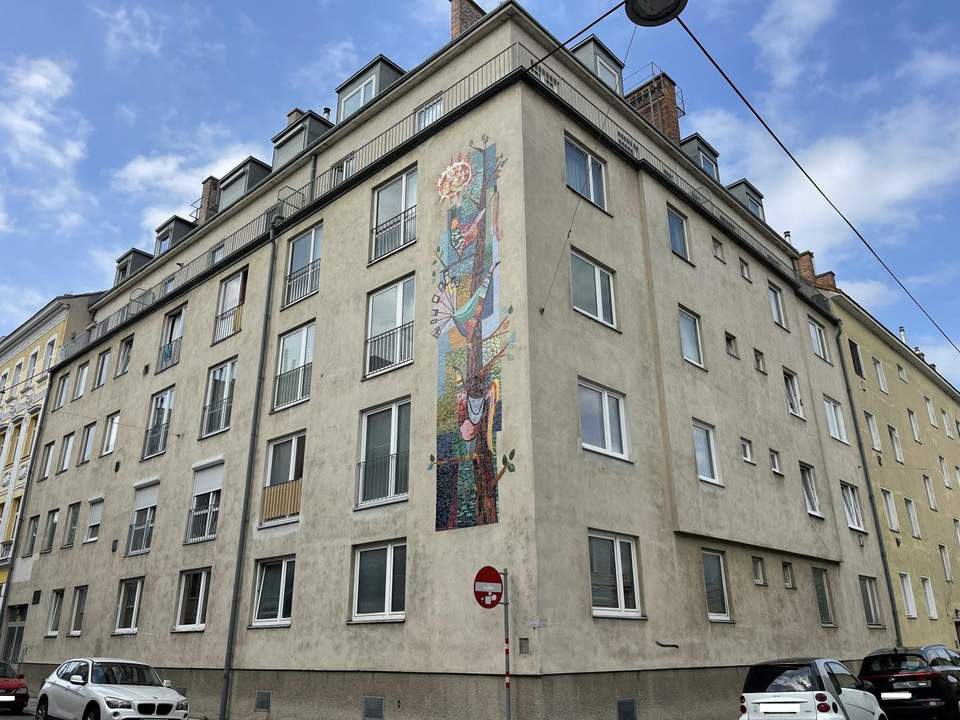 Großes Potential!!! Großzügige 2-Zimmer-Wohnung, unbefristet vermietet.