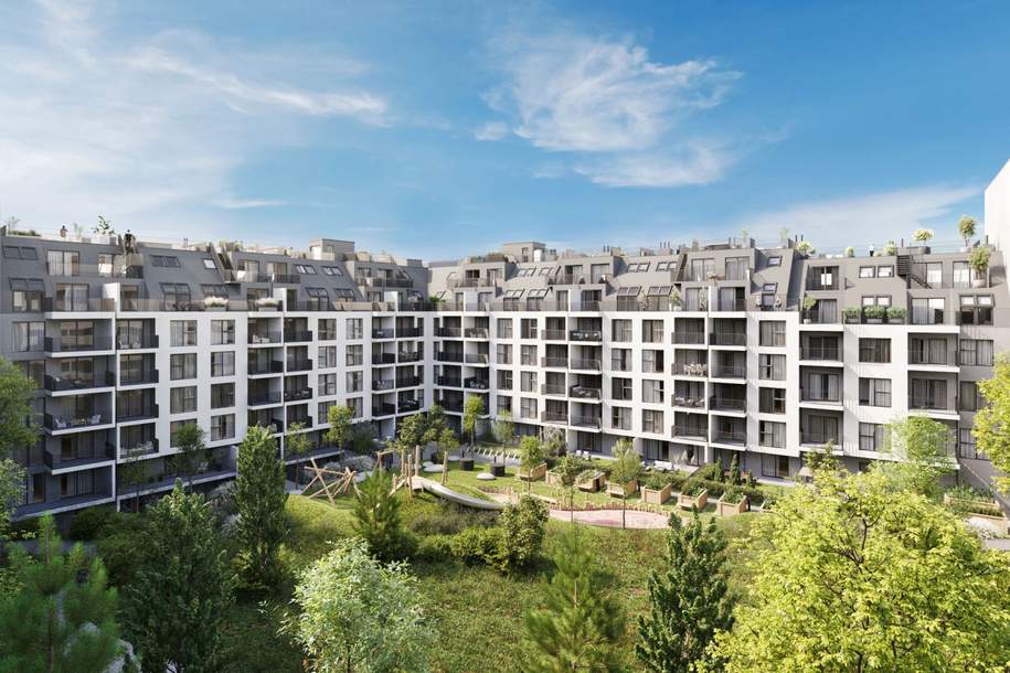 Dachgeschoss-Traum nahe Wilhelminenberg – 4 Zimmer mit Terrasse & Balkon, Wohnung-kauf, 224.400,€, 1160 Wien 16., Ottakring