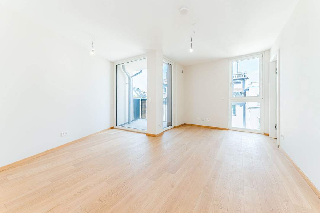 Erstbezug! Nähe U6/U4! Helle 2-Zimmer-Wohnung mit Loggia zu vermieten!