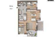 Hochwertiges Neubauprojekt in der Nähe des Mühlwassers | Exklusive 3-Zimmer-Wohnung