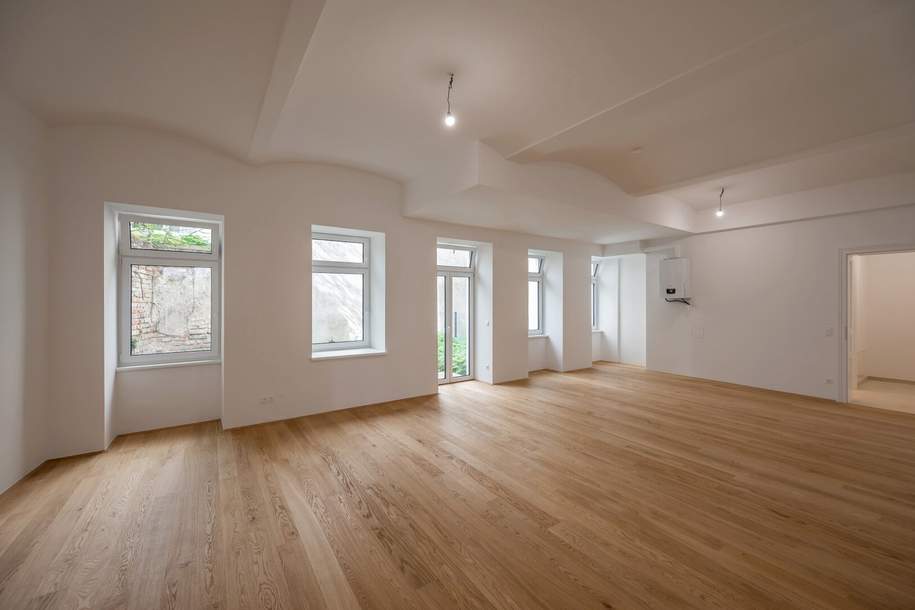 ++NEU++ Großzügiges Altbaubüro, ERSTBEZUG mit Garten in Hofruhelage! Garagen verfügbar!, Gewerbeobjekt-miete, 1.994,97,€, 1200 Wien 20., Brigittenau