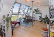 Lichtdurchflutete Dachgeschoß-Maisonette mit zwei Terrassen in Toplage nahe Währinger Straße / WIFI