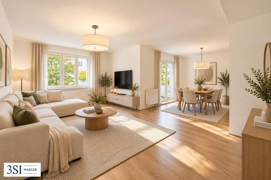 Viel Platz, viel Licht & absolute Wohlfühlatmosphäre – 4 Zimmer mit Balkon