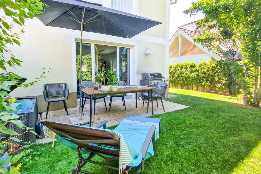 Niedrigenergie-Doppelhaushälfte in Mauer. 5 Zimmer, Terrasse, Garten und Autostellplatz, Haus-miete, 2.744,50,€, 1230 Wien 23., Liesing