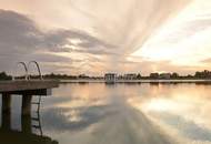 Kleines Paradies am privaten Badesee – modernes Haus mit mediterranem Garten & Traumterrasse