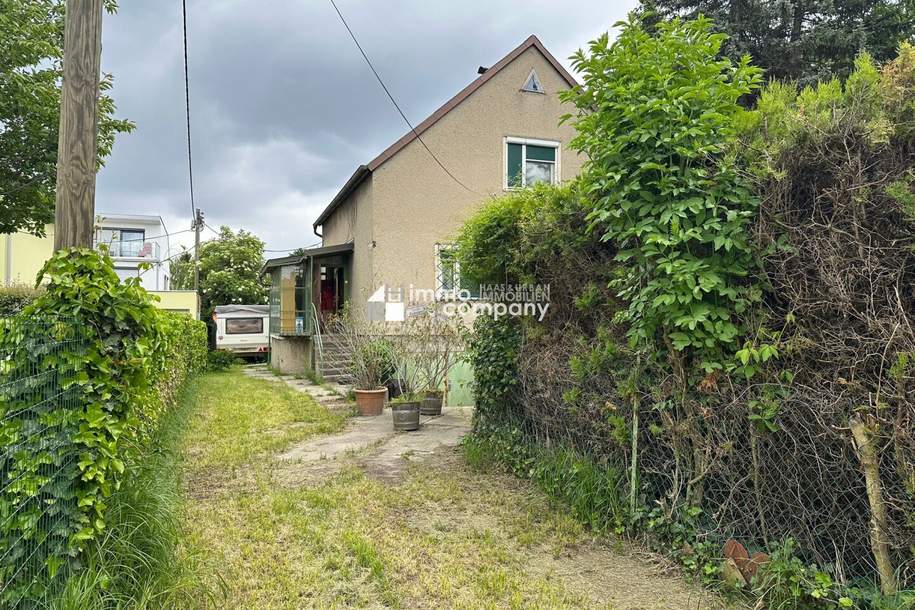 Rarität an der Alten Donau – Sanierungsbedürftiges Ziegelmassivhaus auf Eigengrund mit Potenzial, Haus-kauf, 1.500.000,€, 1220 Wien 22., Donaustadt