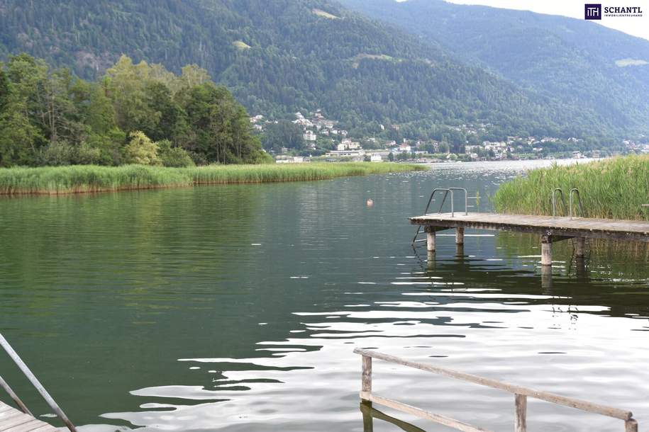 ++WOHNEN Wo andere URLAUB machen++ OSSIACHERSEE++ ca. 92m² EIGENTUMSWOHNUNG mit PRIVATEM SEEZUGANG++ ZWEITWOHNSITZ++PANORAMABLICK auf die GERLITZEN++, Wohnung-kauf, 560.000,€, 9523 Villach(Stadt)